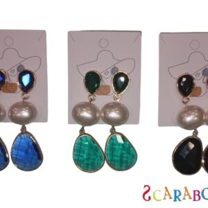 orecchini con pietre