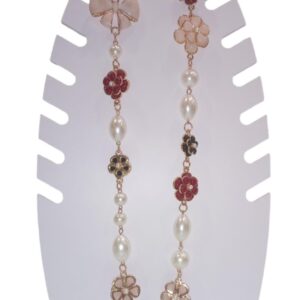 collana da donna perle e fiori