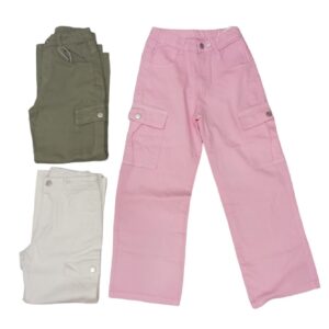 pantalone JEANS  cargo bambina