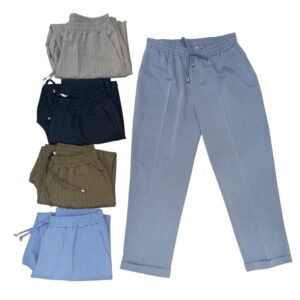 pantalone da donna gessato