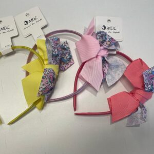 CERCHIETTO CON FIOCCO BAMBINA - immagine 1