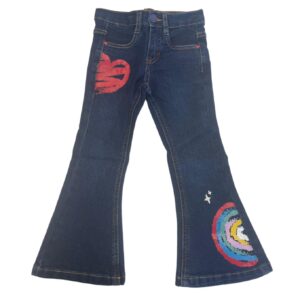 jeans TUC TUC  a zampa fantasy bambina