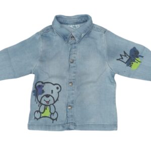 camicia jeans neonato