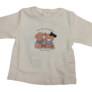 T-SHIRT MANICA LUNGA NEONATA IDO - immagine 1