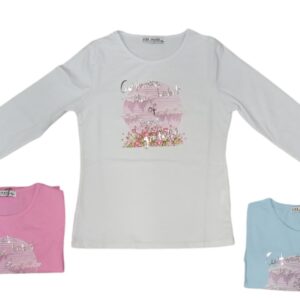 T-SHIRT BAMBINA MANICA LUNGA