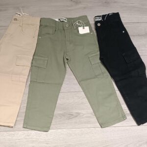 PANTALONE JEANS CARGO BIMBO