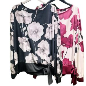 blusa in raso donna curvy - immagine 1