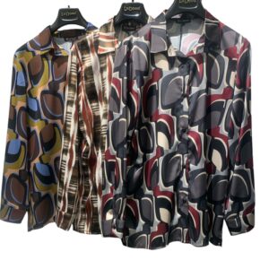 CAMICIA IN RASO CURVY - immagine 1