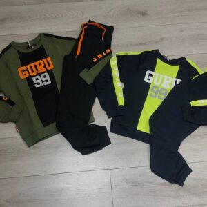 TUTA 2 PZ GURU IN COTONE GARZATO