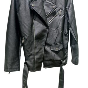 GIUBBOTTO CHIODO ECO-PELLE DONNA CURVY