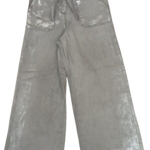 jeans a palazzo ARGENTATO ragazza Losan