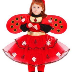 Costume Di Carnevale Baby Bambina Da Coccinella Di Pegasus
