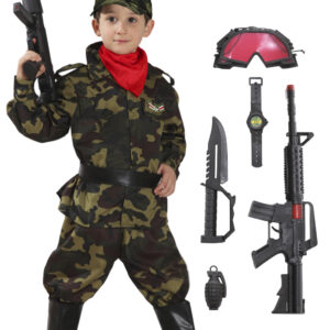 Costume Di Carnevale Baby Da Militare Soldato Di Pegasus