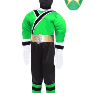 Costume Di Carnevale Baby Da Super Ninja Verde Di Pegasus