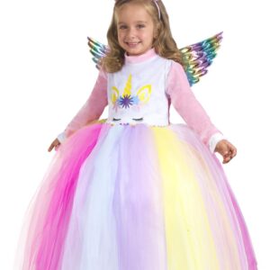 Costume Di Carnevale Baby Da Unicorno Arcobaleno Baby