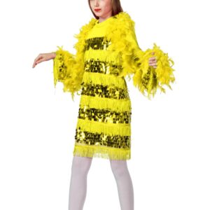Costume Di Carnevale Bambino/a Da Charleston Yellow Di Pegasus - immagine 1