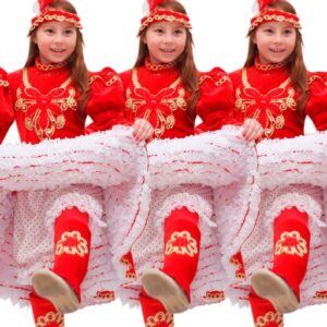 COSTUME CARNEVALE BIMBA CAN CAN