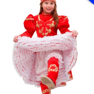 Costume Di Carnevale Bambino/a Da Can Can Lusso Di Pegasus