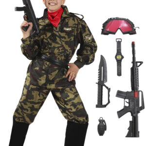 Costume Di Carnevale Bambino/a Da Militare Di Pegasus