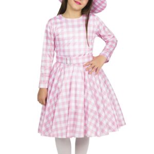 Costume Di Carnevale Bambina Da Bambola Rosa Bambina