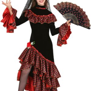 Costume Di Carnevale Bambino/a Da Spagnola Di Pegasus