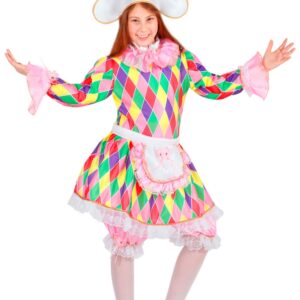 Costume Di Carnevale Bambino/a Da Arlecchinetta Di Pegasus
