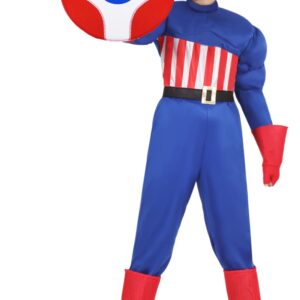 Costume Di Carnevale Bambino/a Da America (con Muscoli) Di Pegasus