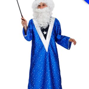 Costume Di Carnevale Bambino/a Da Mago Merlino