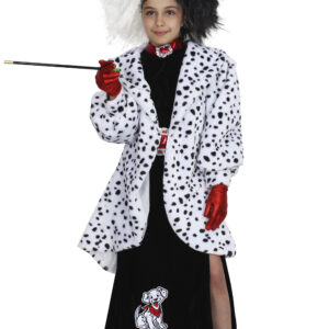 Vestito Di Halloween Da  Crudelia Lusso Bambina Di Pegasus - immagine 1