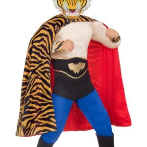 Costume Di Carnevale Bambino Da Tigre Con Muscoli Di Pegasus