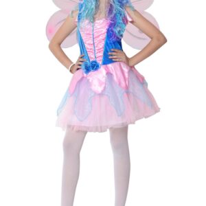 Costume Di Carnevale Adulto Da Farfalla Azzurra