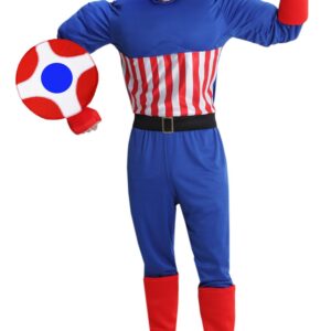 Costume Di Carnevale Adulto Da America (con Muscoli) Di Pegasus