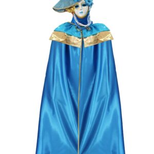 Costume Di Carnevale Adulto Da Domino Paillettes Turchese