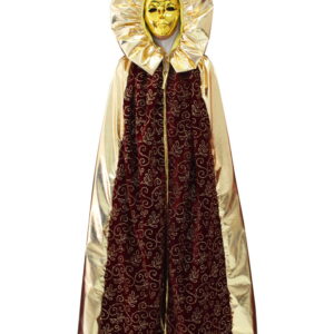 Costume Di Carnevale Adulto Da Domino Laminato Bordo'