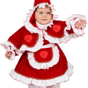 Costume Di Carnevale Neonato/a Da Cappuccetto Rosso