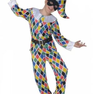 arlecchino costume di carnevale