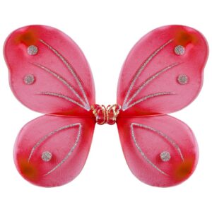 Ali Farfalla Rosso Diavoletta Accessorio Di Carnevale Di Pegasus - immagine 1