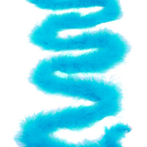 Boa Piuma Di Marabou Turchese Accessorio Di Carnevale - immagine 1