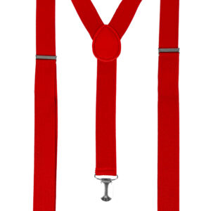 Bretelle Rosse Accessorio Di Carnevale