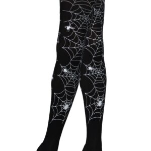 Collant Stampa Ragnatela Accessorio Di Carnevale