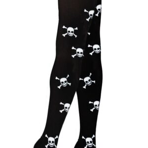 Collant Stampa Teschio Accessorio Di Carnevale