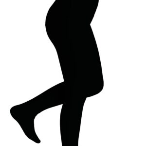 Collant Unito Bambina Nero Accessorio Di Carnevale