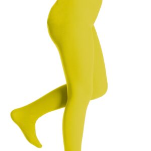 Collant Unito Bambina Giallo Accessorio Di Carnevale