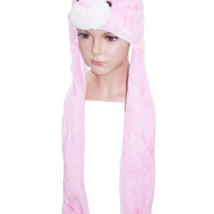 Cappello Coniglietta Con Scaldamani Accessorio Di Carnevale