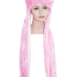 Cappello Maialino Con Scaldamani Accessorio Di Carnevale