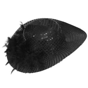 Cappello Dama Nero Accessorio Di Carnevale