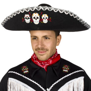 Cappello Mariachi Adulto Accessorio Di Carnevale