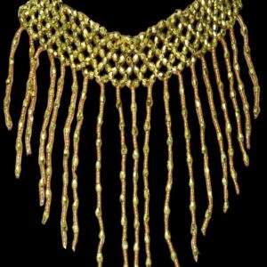 Collarino Oro Accessorio Di Carnevale