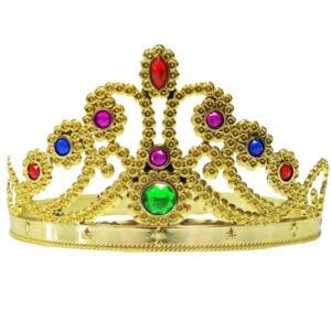 Corona Principesse Oro Accessorio Di Carnevale