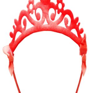 Corona Principessa Rosso Accessorio Di Carnevale